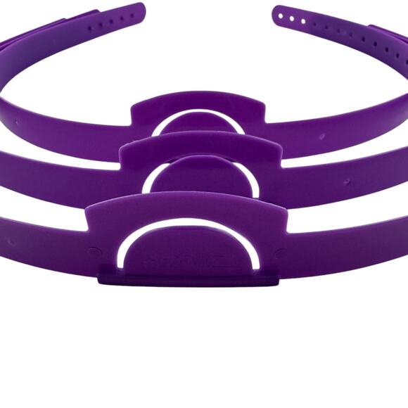 Spin Master Hedbanz Shopkins Replacement Parts Purple Headbands Set of 3 - Picture 1 of 2